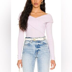 NWT Free People women’s size M lavender knit sweater.